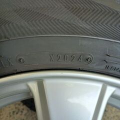 ﾊﾞﾘ溝 185/65R15 ダンロップ WINTER MAXX 02 2024年製＋Violentoホイール｜フリード適合の画像