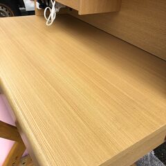 【コンテナ保管】学習机 ナフコNココ 廃番品 チェア付き 脇机無し🚚自社配送時💳代引き可🚚(現金、クレジット、スマホ決済対応)の画像