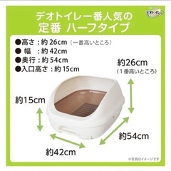 【お取引者決定】猫用システムトイレ本体 ハーフカバー　6個の画像