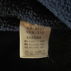 Hanes フード付きロングジャケット 95サイズの画像