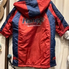 Hanes フード付きロングジャケット 95サイズの画像