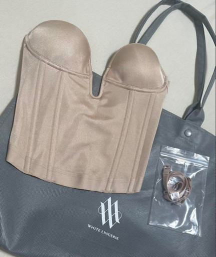 【美品】ブライダルインナーD65 ラビーナビスチェ