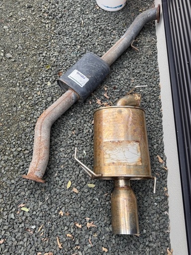 シルビア？マフラー