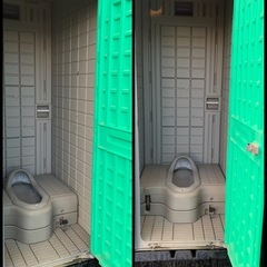 ☆ラスト一台　仮設トイレ　ポータブルトイレ　　　の画像