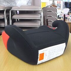 ジュニアシート リーマン 体重15～36kg 3点式シートベルト ブースター ブラック×レッド 車 カー用品☆ 札幌市 北区 屯田 の画像
