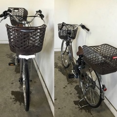 h-182△ q 岐阜発/パナソニックviviDX/電動アシスト自転車/26インチ/3段変速/バッテリー8.9Ah/充電器なし/走行確認/現状品/管20u/ R7.10/8 △の画像