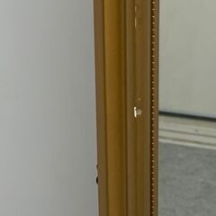 J7B2352 アンティーク調 姿見 全身 鏡 カガミ 大型 ミラー 高さ127cm 横幅50cm スタンド 家具の画像