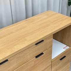 KJ-34【新入荷　リサイクル品】ニトリ　エトナ120CT キッチンカウンター　ナチュラルの画像