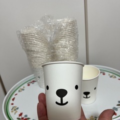 可愛い紙コップの画像