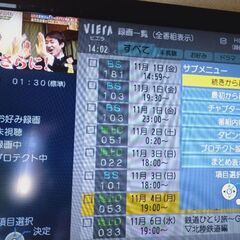 壁掛け[2画面W録画]HDD内蔵テレビpanasonic32の画像