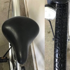 h-183△ q 岐阜発/ ActiveStyle/ 27インチ/ 6段変速/ 自転車/ ママチャリ/ Rチェーンカバー欠品/ 走行確認/ 現状品/ R7.10/18 △の画像
