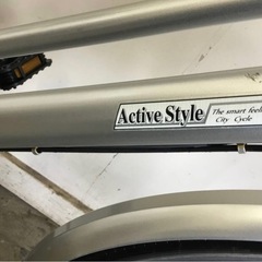 h-183△ q 岐阜発/ ActiveStyle/ 27インチ/ 6段変速/ 自転車/ ママチャリ/ Rチェーンカバー欠品/ 走行確認/ 現状品/ R7.10/18 △の画像