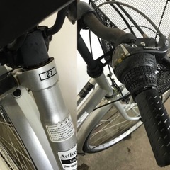 h-183△ q 岐阜発/ ActiveStyle/ 27インチ/ 6段変速/ 自転車/ ママチャリ/ Rチェーンカバー欠品/ 走行確認/ 現状品/ R7.10/18 △の画像