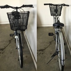 h-183△ q 岐阜発/ ActiveStyle/ 27インチ/ 6段変速/ 自転車/ ママチャリ/ Rチェーンカバー欠品/ 走行確認/ 現状品/ R7.10/18 △の画像