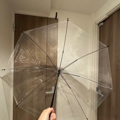 傘　ビニール傘の画像