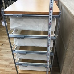 無印良品 スチールユニットシェルフ  帆布バスケット　引き出し 収納の画像