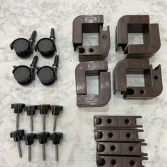 ベビーベッド  RiZKiZ キャスター ストッパー付 ハイタイプ 高さ調整 天然木🚚自社配送時💳代引き可🚚(現金、クレジット、スマホ決済対応)の画像