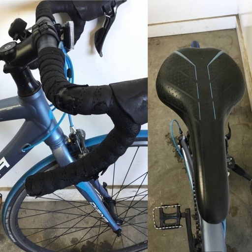 h-184△ q 岐阜発/ DIENA/ ロードバイク/ 2×8段変速/ 700×25c/ 自転車/ 走行確認/ グリップ劣化あり/ 430mm/ 現状品/ R7.9/26 △