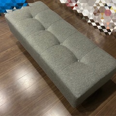 2人掛けソファー濃いぐれーグレー　の画像