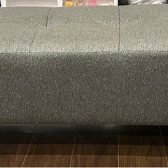 2人掛けソファー濃いぐれーグレー　の画像
