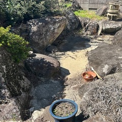 【玄関へのアプローチに最適】　　敷石　庭石の画像