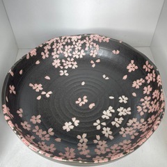 🖤宇野千代🖤陶器 大皿　桜柄🖤の画像