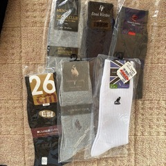 【新品・未使用】メンズ靴下　25〜27cmの画像
