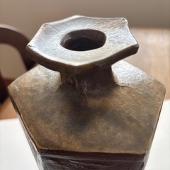 陶器の手作り花瓶🏺値下げの画像