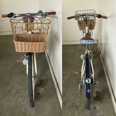 h-185△ q 岐阜発/ Chocolat Cute/ 子供用自転車/ 24インチ/ 6段変速/ 走行確認/ サドル汚れあり/ 現状品/ R7.9/25 △の画像