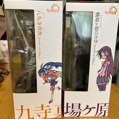 【未開封】化物語 ウエダハジメ 戦場ヶ原ひたぎ 八九寺真宵 セット キューズQの画像