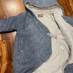 冬用ベビー服　ロンパース　70　の画像