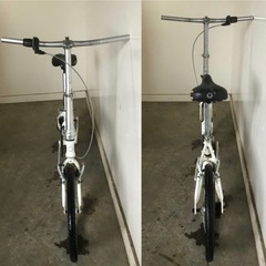 h-186△ q 岐阜発/ DAHON/ ダホン/ Veloce/ ベローチェ/ 折りたたみ自転車/ 20インチ/ 7段変速/ ジャンク/ 欠品あり/ 現状品/ R7.9/25 △の画像