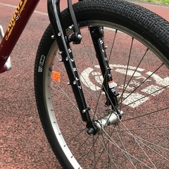 通勤通学やちょっとしたグラベルライドに リユース OLD MTB ARAYA MUDDY FOX 7000アルミフレーム SURLYフロントフォークでキャンプツーリングにもおすすめ　アラヤ マッディー フォックスの画像