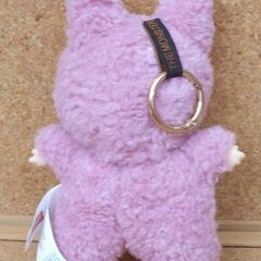 ザ モンスターズ ラブブ ぬいぐるみ キーホルダー ライチベリー ピンク 薄紫系 18cm　THE MONSTERS LABUBU　☆ PayPay(ペイペイ)決済可能 ☆ 札幌市 豊平区 平岸 平岸店の画像
