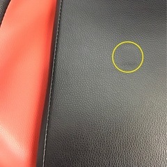 ゲーミング・PCチェア　座面昇降・リクライニング・足置き場付きの画像