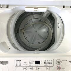 25C485_ジB YAMADA SELECT ヤマダセレクト 4.5kg洗濯機 YWM-T45H1 2020年製 一人暮らし 単身 現状品 中古の画像