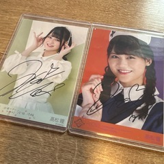 = LOVE 髙松瞳 直筆サイン入りチェキ＆生写真の画像