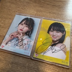 = LOVE 髙松瞳 直筆サイン入りチェキ＆生写真の画像
