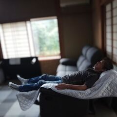 【美品】3人掛けリクライニングソファの画像