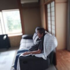 【美品】3人掛けリクライニングソファの画像