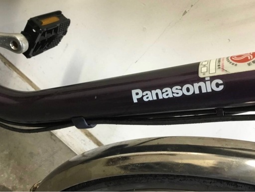 h-187△ q 岐阜発/パナソニック/電動アシスト自転車/26インチ/3段変速/バッテリー8.9Ah/充電器なし/走行確認/現状品/管20s/ R7.10/4 △