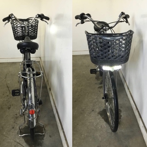 h-187△ q 岐阜発/パナソニック/電動アシスト自転車/26インチ/3段変速/バッテリー8.9Ah/充電器なし/走行確認/現状品/管20s/ R7.10/4 △