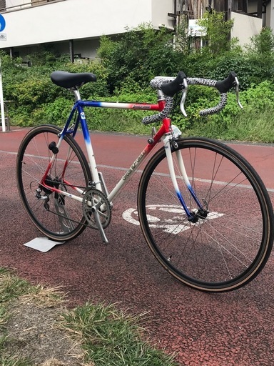 1980-90年代クロモリロードレーサー BRIDGESTONE GRAND VELO トリコロールカラー ブリヂストン グランベロ