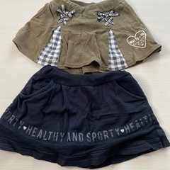 キッズ女の子スカートパンツの画像