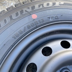 トヨタ パッソ 冬タイヤ！155/80R13の画像
