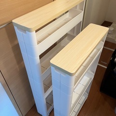 キッチンワゴン　隙間ラックの画像