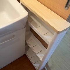 キッチンワゴン　隙間ラックの画像