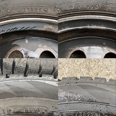 ダンロップ　WM02 185/65R15 スチールホイール4本セットの画像