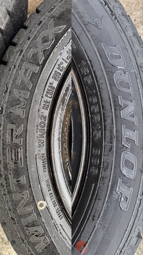 ダンロップ　WM02 185/65R15 スチールホイール4本セット