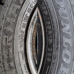 ダンロップ　WM02 185/65R15 スチールホイール4本セットの画像
